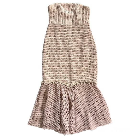 Hello Molly Write In Cursive Midi Dress Strapless - Picture 2 of 14